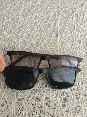 Солнцезащитные очки с дополнительной оправой от солнца
