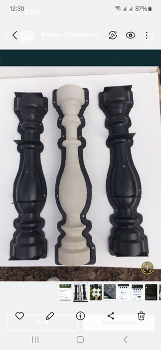 OFERTA  matrite stalpisori beton balustri for pavele  pavaj constructi