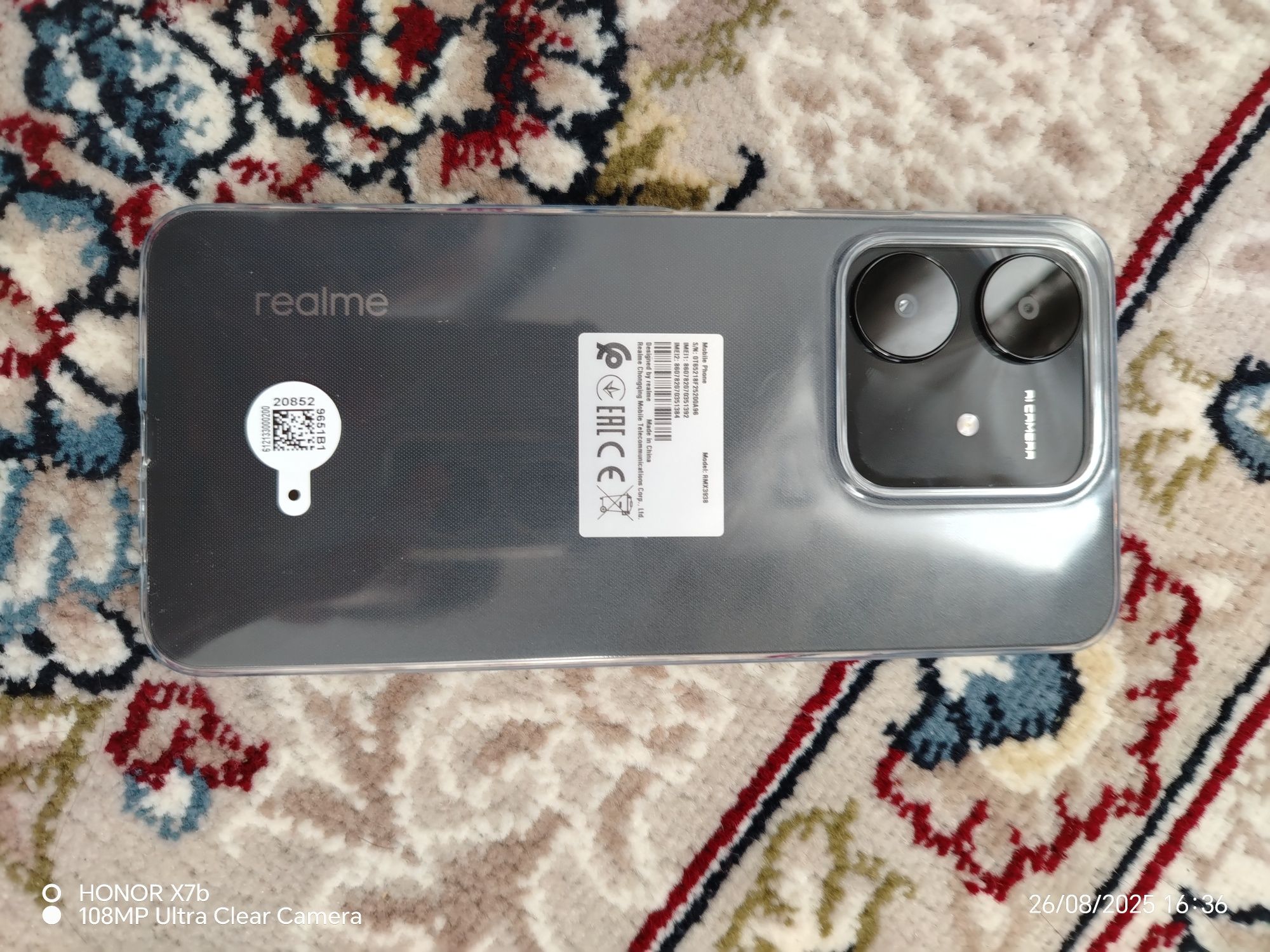 Realme note 60 x