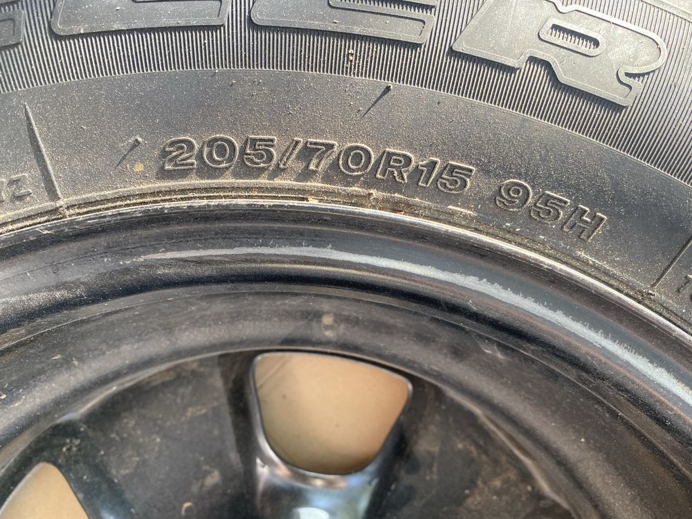 Резервна гума с джанта за Subaru 205/70/15