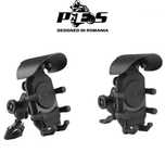 Suport telefon moto/atv/scuter sistem antivibratii catch cadru+oglinda