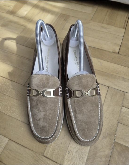 Donna Serena - Pantofi damă, Made în Italia, Piele naturala - 38