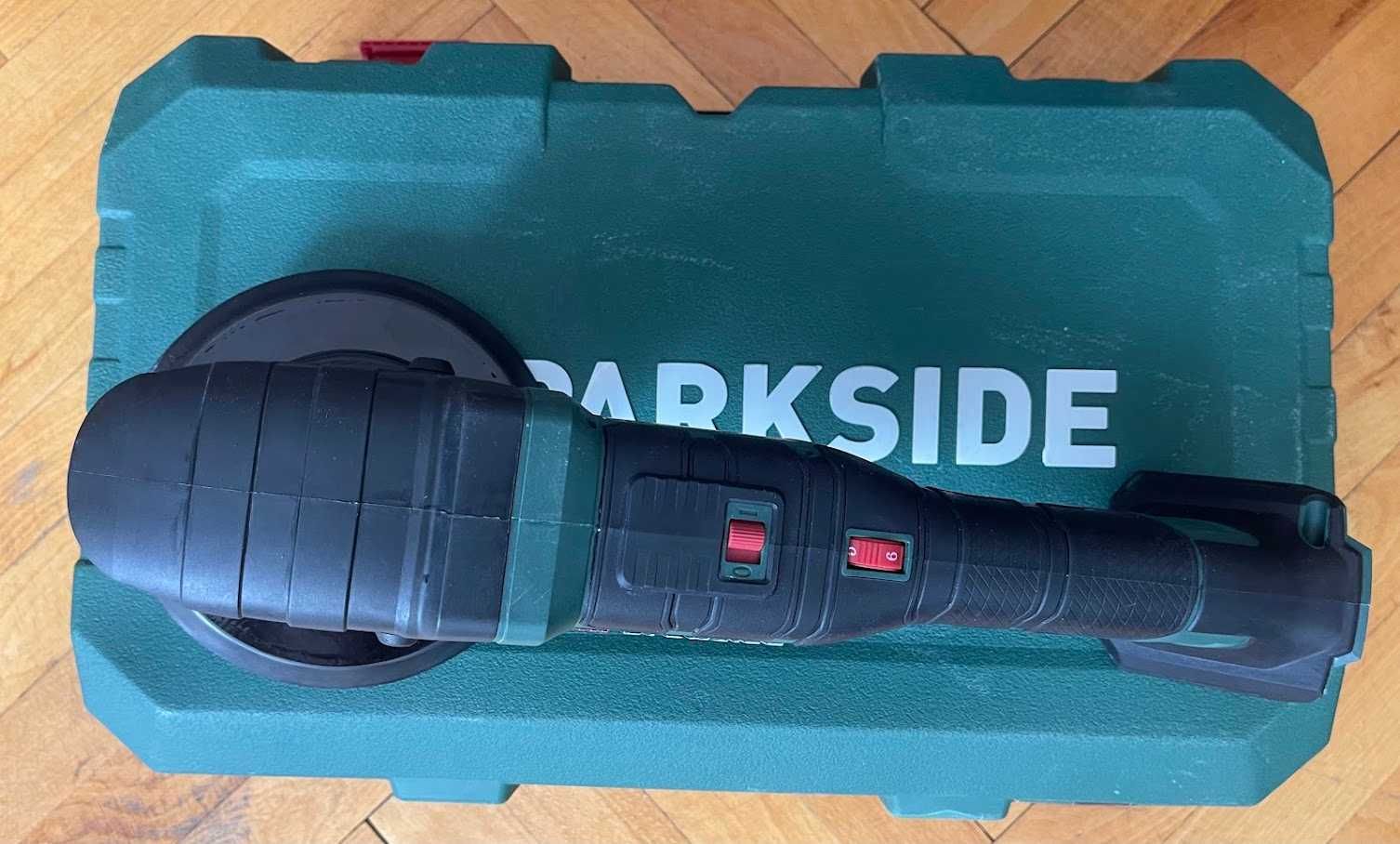 Parkside машина за полиране и шлайфане 20V с регулиране на оборотите.