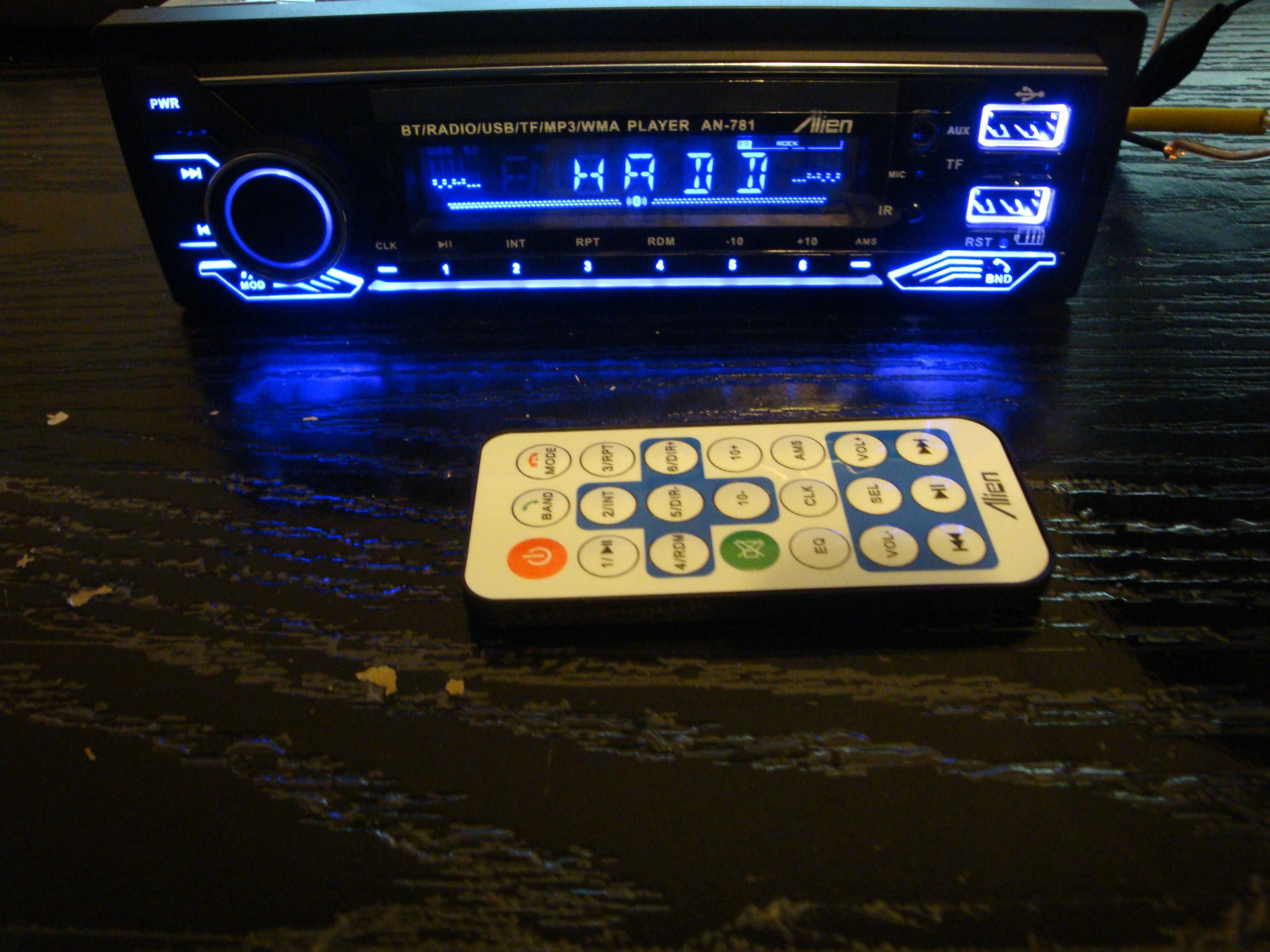 CD Player mp3 USB bluetooth SD Card AUX Radio FM AM telecomanda