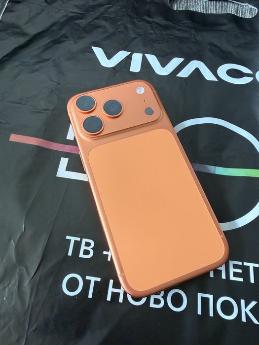 КАТО НОВ 512GB iPhone 17 Pro Vivacom Гаранция до 2027 г. Orange