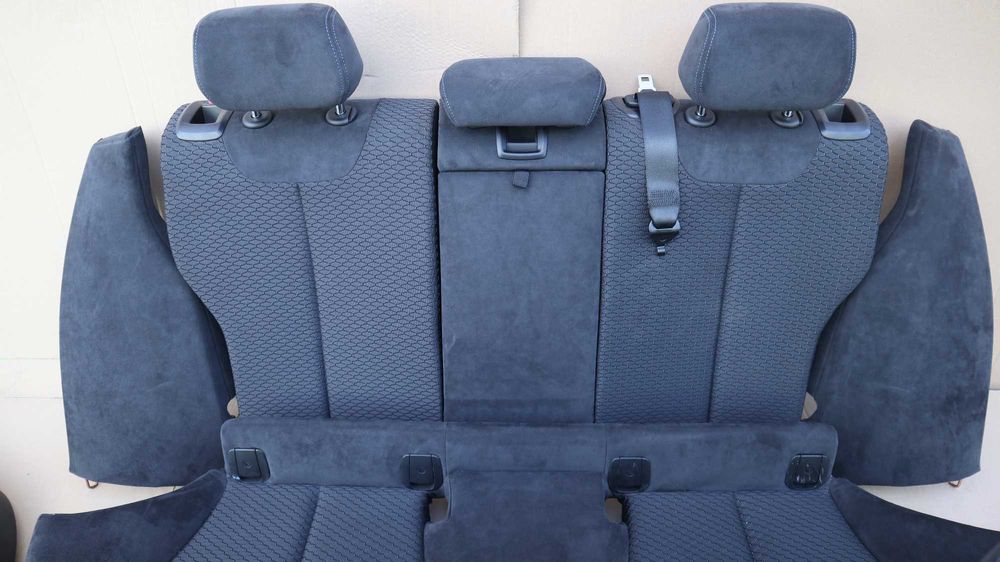 Салон БМВ 1 серия Ф20 BMW F20 Алкантара Антрацит