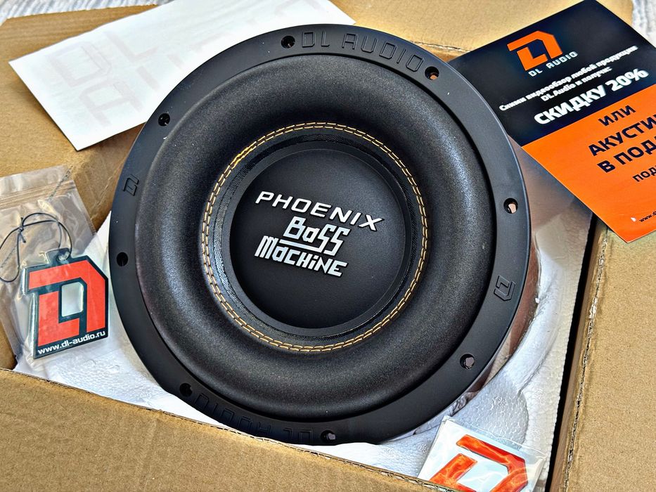 Сабвуфер/Sambufer Dl Audio Phoenix Bass Machine 10(1100RMS)machete,db