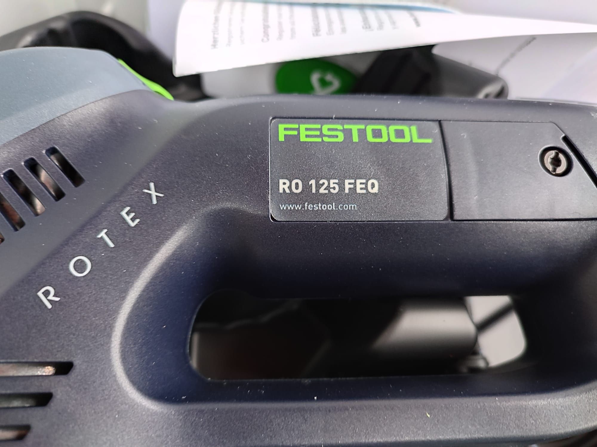 Festool slefuitor cu excentric nou.