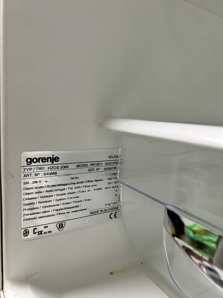 Gorenje хладилник фризер danfoss
