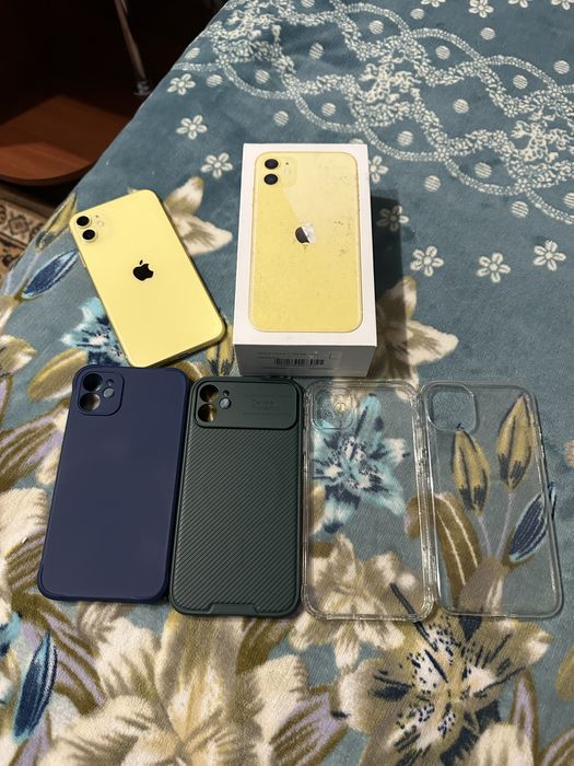 iPhone 11 желтый 128гб