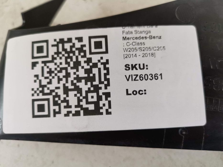 Ornament Bara Fata Stanga Mercedes-Benz  C-Class W205/S205/C205 2014 2