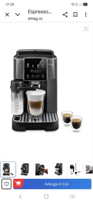 Expresor cafea De'Longhi!Este aproape nou fara urme  de uzura