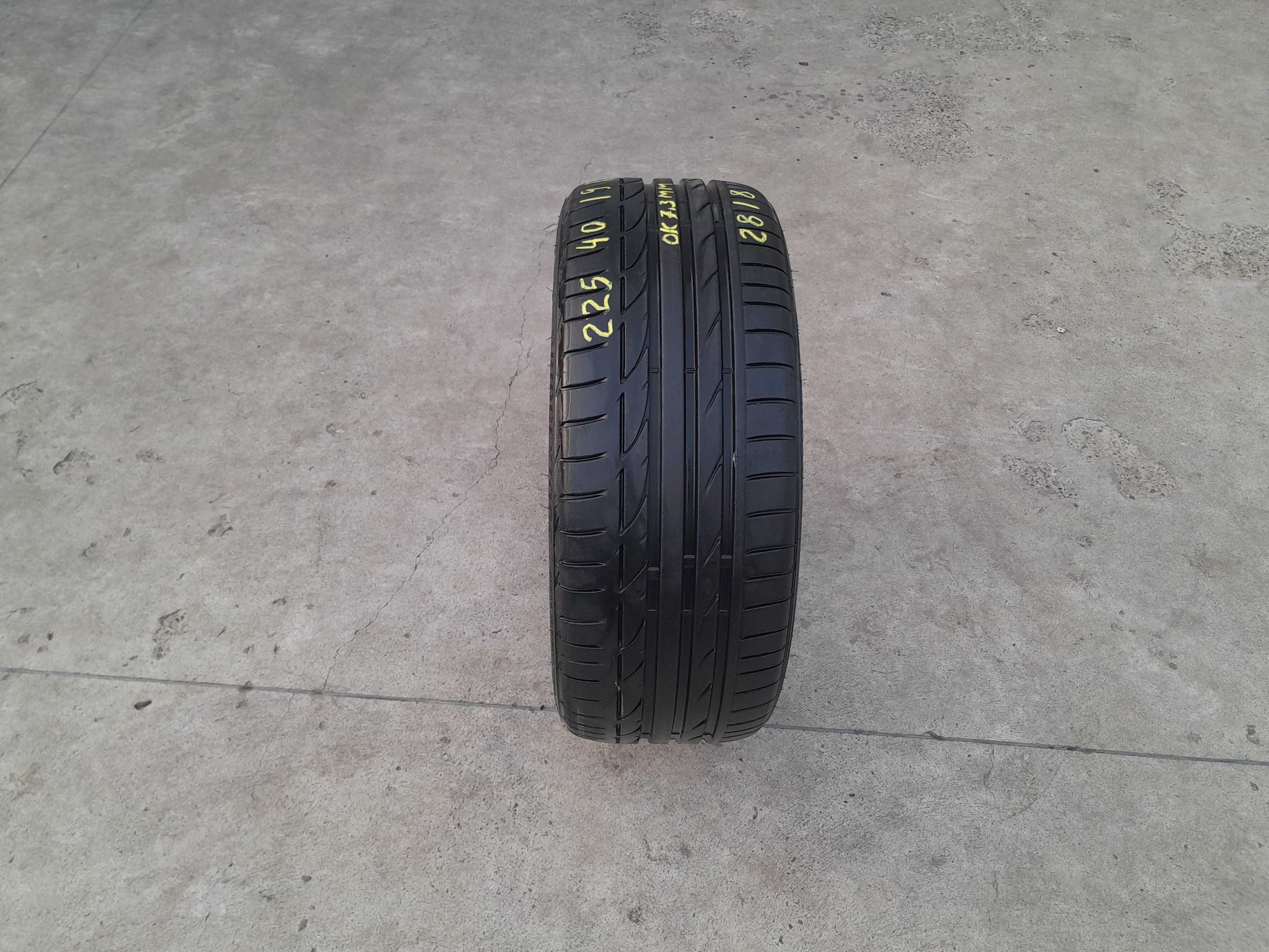 O anvelopa vara 225 40 19 bridgestone potenza S001  run flat 7,3 mm