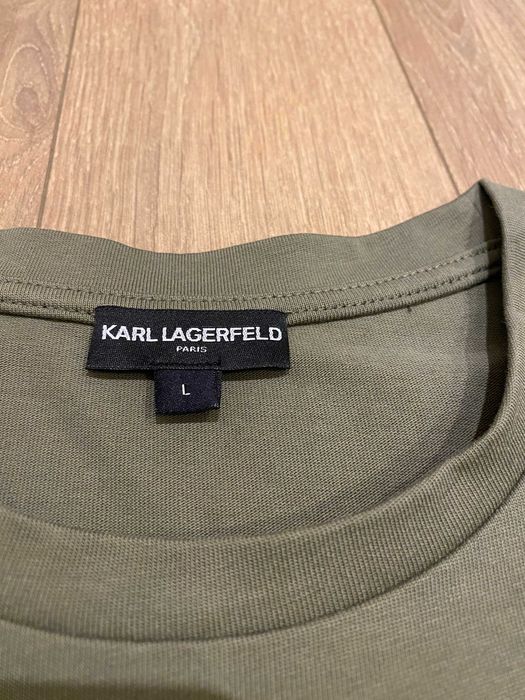 KARL LAGERFELD, ОРИГИНАЛНА тениска , зелена , размер: L и XL