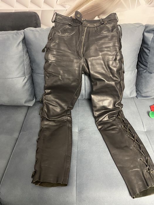 Pantaloni piele dama moto Louis