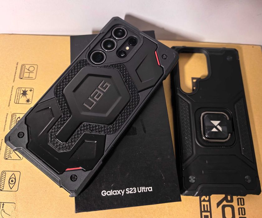 Samsung S23 Ultra 12 Gb Ram 512 Rom impecabil cu huse UAG