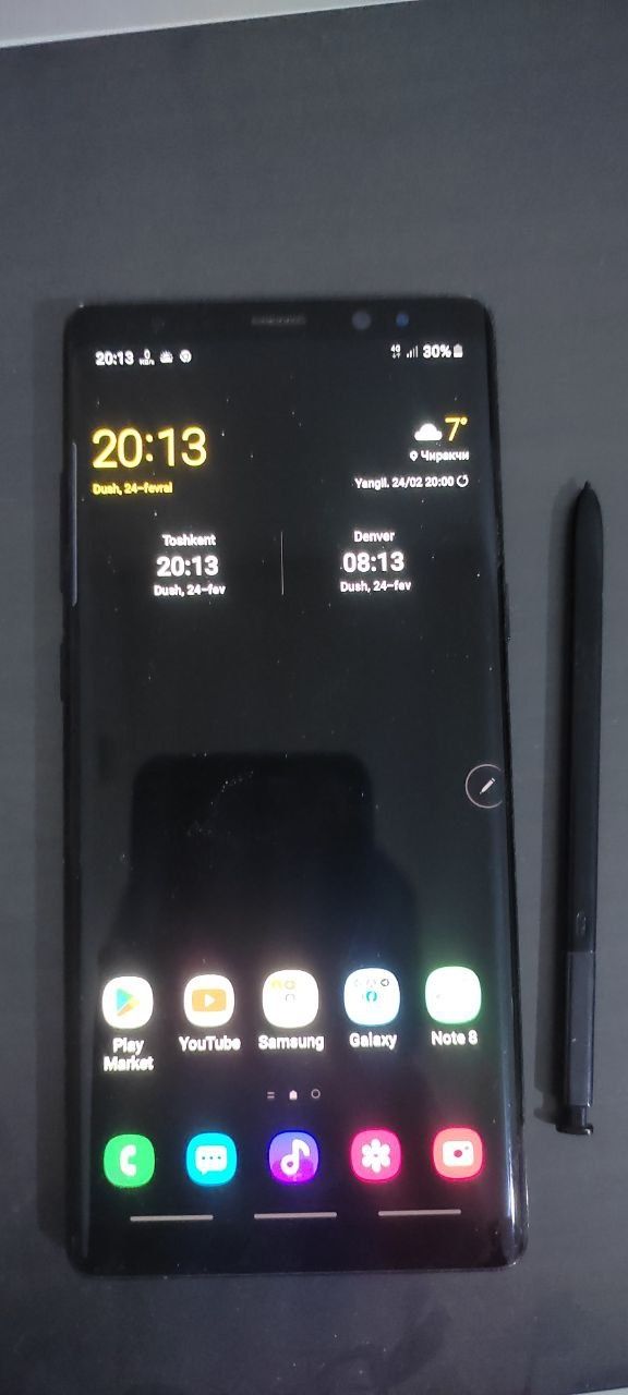 Samsung note 8 256gb ram 8