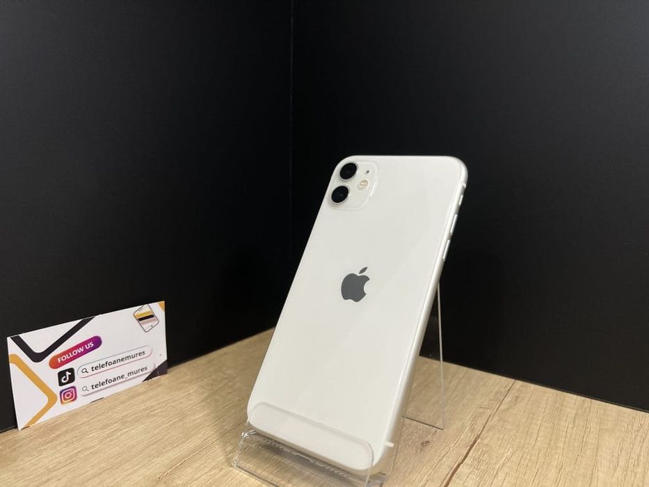 iPhone 11 64Gb White Second-Hand Foarte Bun 3 ani garanție, Telefoane