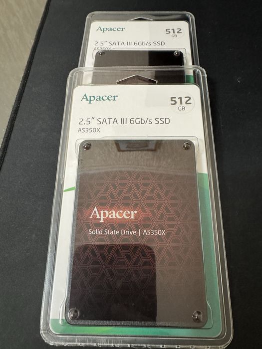 SSD накопитель 512 Gb Apacer AS350X, 2.5", SATA III