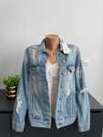Geaca denim, femei - Guess - S