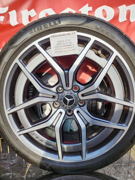 Jante originale mercedes AMG  R19 S KLASS, E KLASS în 2 latimi.