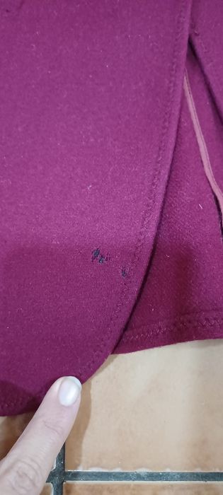 Sacou elegant dama 80% lână, culoare superba fucsia, mărimea 40