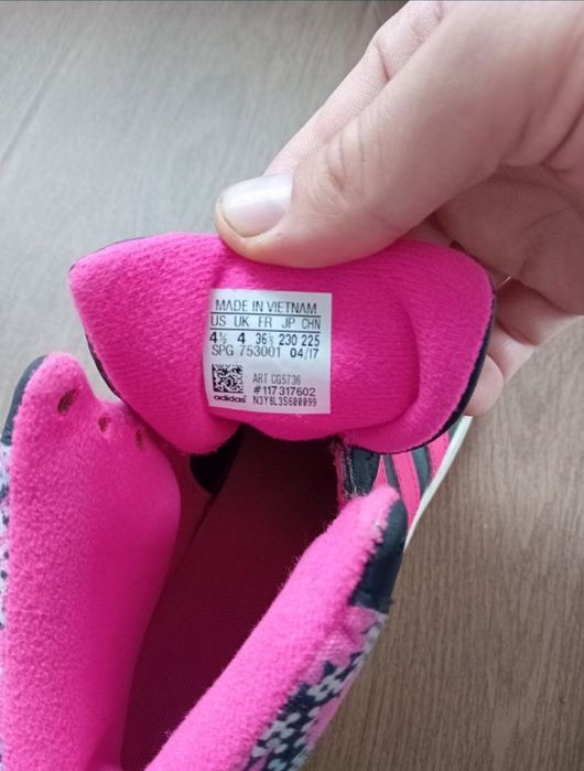 adidasi adidas fete fata 36 37 stare impecabila noi pantofi sport