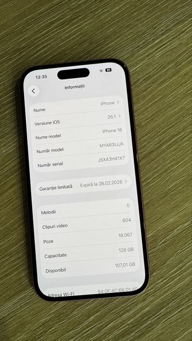 iphone 16 pink fara urme de uzura