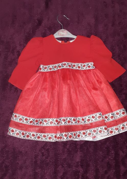 Rochiță bebe +palton 3-6 luni