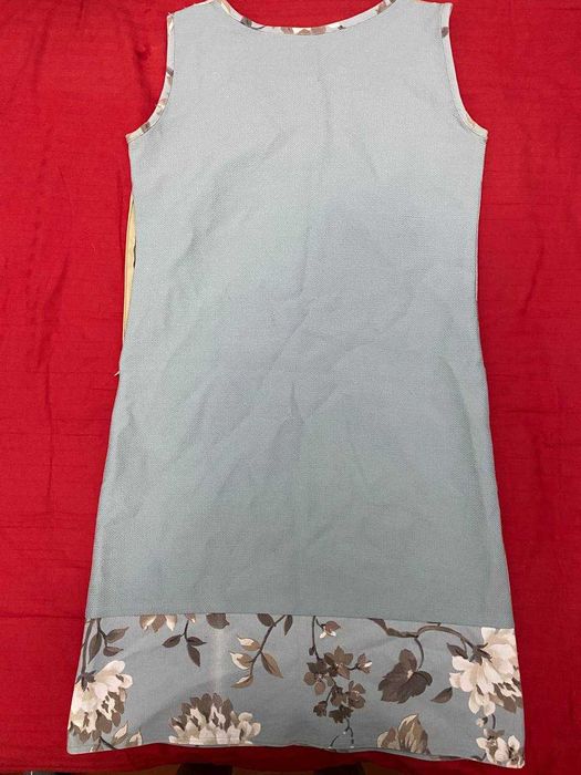 Платье женское с цветным принтом