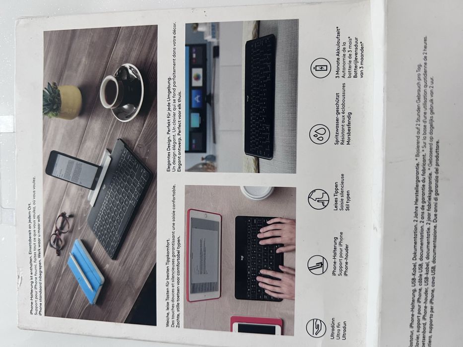 tastatura tableta telefon logitech keys to go noua