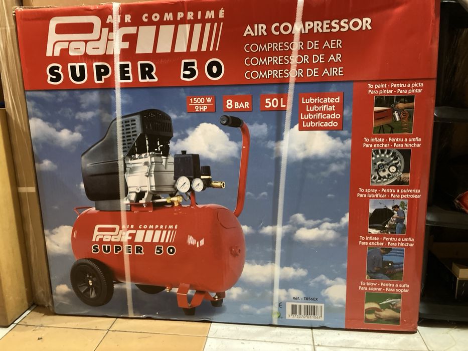 НОВ / Компресор 50л/ Гаранция