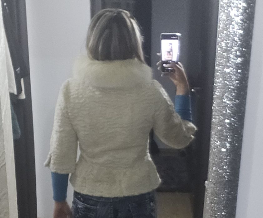 Haina de blana naturală