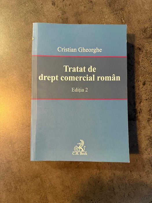 Tratat de drept comercial român, Cristian Gheorghe, 2022