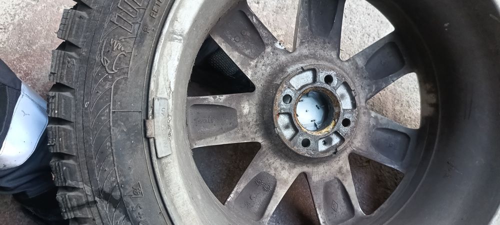 Jante aliaj+cauciucuri Renault Megane 2