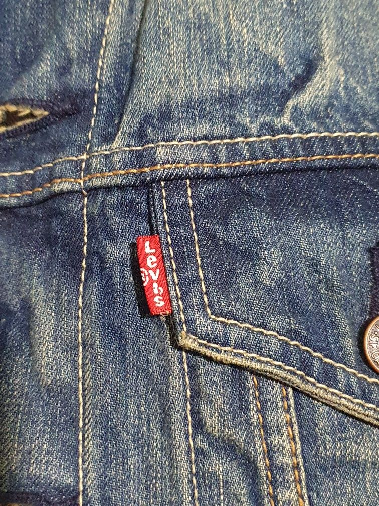 Geaca Blugi LEVIS LEVI'S Trucker Jacket ALBASTRU - Marime S