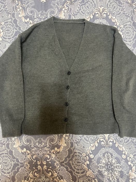 теплый оверсайз кардиган