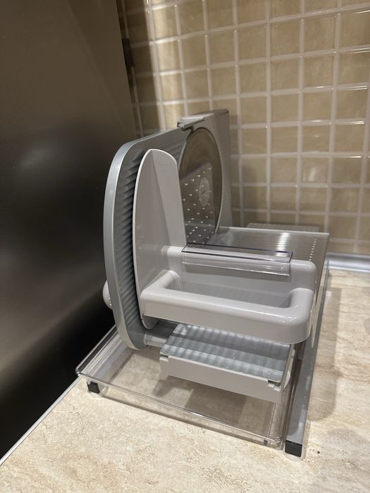 Gorenje R708A, 100 W, 0-15 mm, Електрическа резачка колбаси  Silver