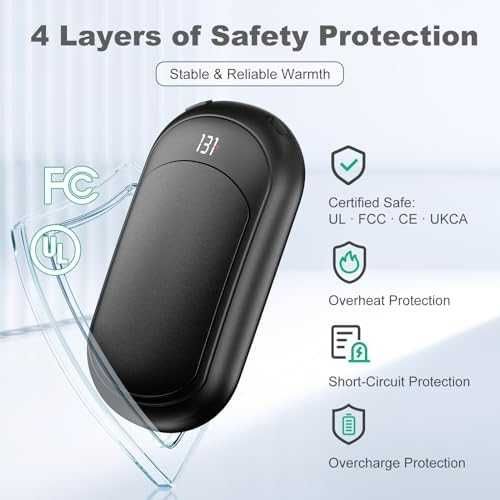 Нови Електрически грейки за ръце 2 броя бързо загряване 6400mA батерия