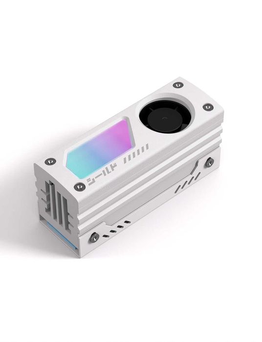 Cooler Radiator EZDIY-FAB Shield ARGB M.2 SSD ventilator PWM de 20mm