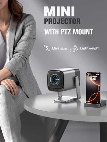 Нов Смарт проектор Netflix 1080P WiFi Bluetoot Dolby звук домашно кино