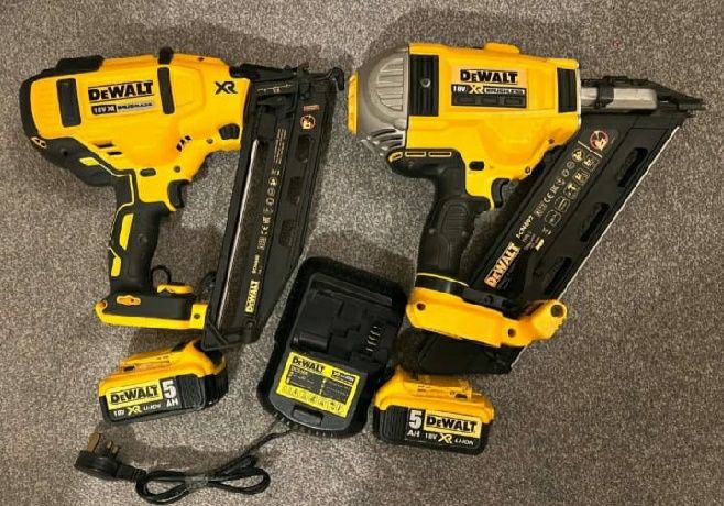 Dewalt 18v xr пистолети за дърво пирони и игли