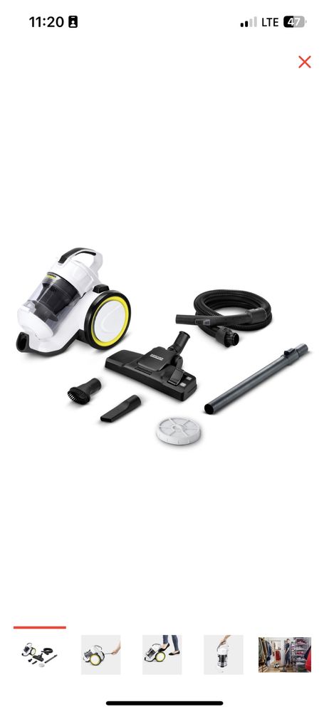 Пылесос Karcher VC 3 Premium белый