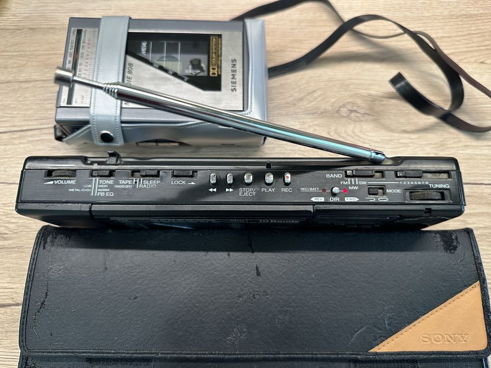 Walkman Sony WA8800  Siemens de colectie RC 808 ca Nou