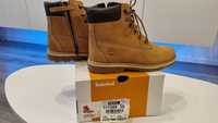 Bocanci copii dama ghete piele Timberland Courma 6 inch fermoar 38