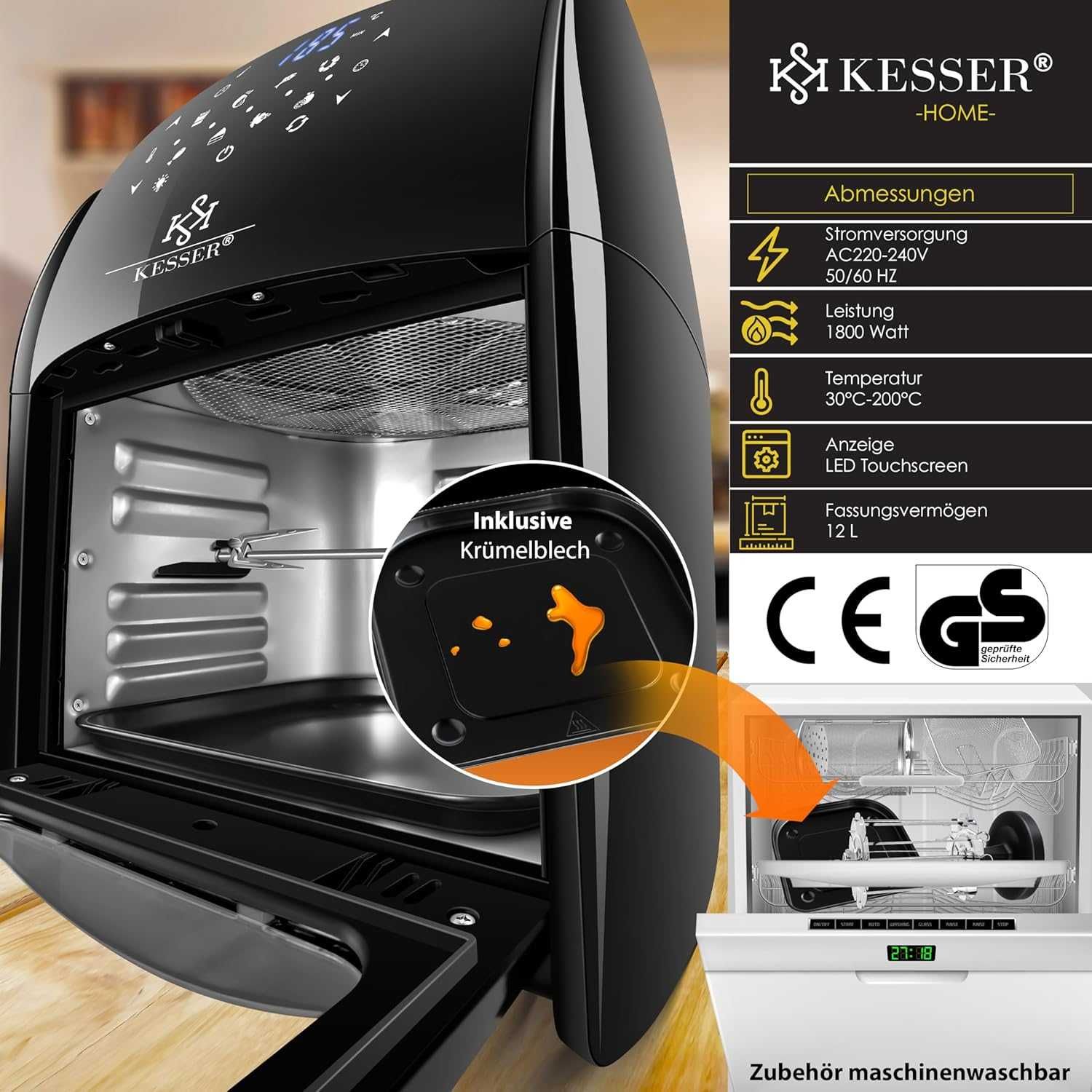Airfryer 9-в-1 фритюрник с горещ въздух