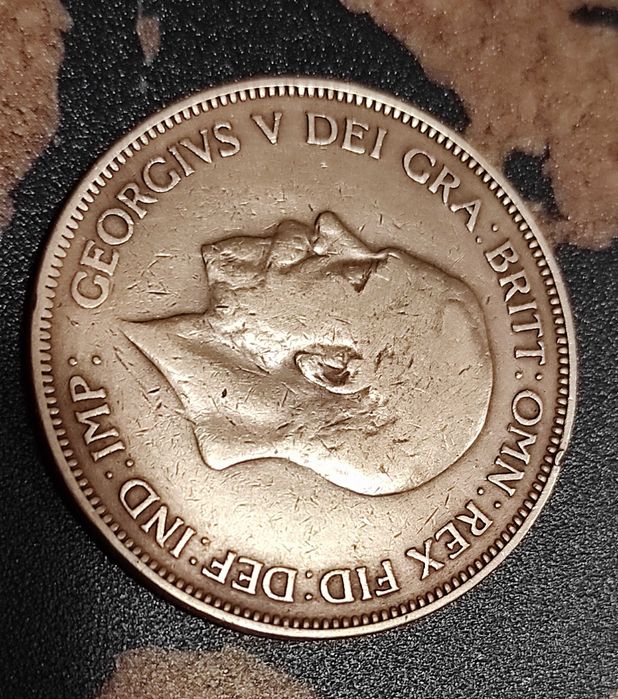 Монети Великобритания 1 пени - 5 бр.› Крал Джордж V  [1927-1936]