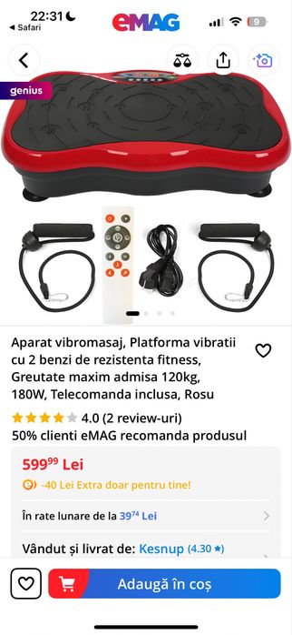 Trainer- platforma cu vibratii, aparat vibromasaj