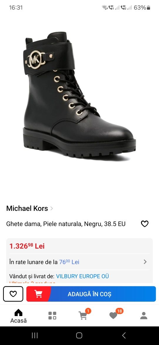 Ghete dama Michael kors