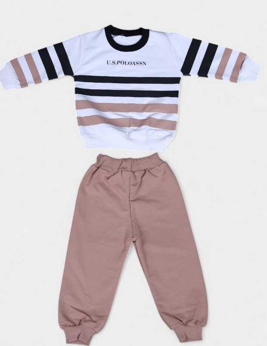 Комплект детской одежды, из двух частей, для детей от 1 до 2 лет